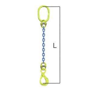 マーテック チェーンスリング 長さ調整機能付 敷き鉄板吊り用 MG1-BMS