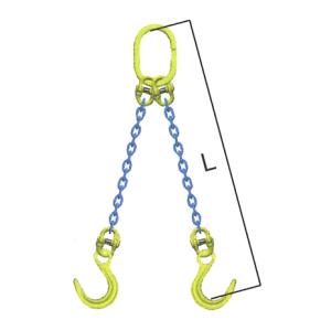 マーテック マーテック(株) チェーンスリング(長さ調整機能付) 2本吊り