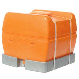 スーパーローリータンク SLT-1000 オレンジ (容量1000L・25Aバルブ直付