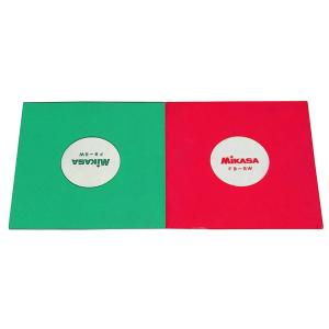 ミカサ フットベースボール用1塁ベース ダブルベース(レッド/グリーン)