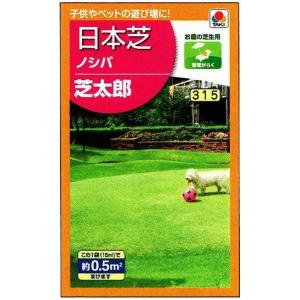 【芝生・芝草】　タキイ種苗　日本芝　ノシバ（芝太郎）　450ｇイリ　★メーカー直送につき代引き不可