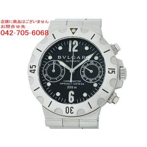 清水屋《送料無料》ブルガリ ディアゴノ スクーバ クロノグラフ SCB38S 仕上済【JSP】
