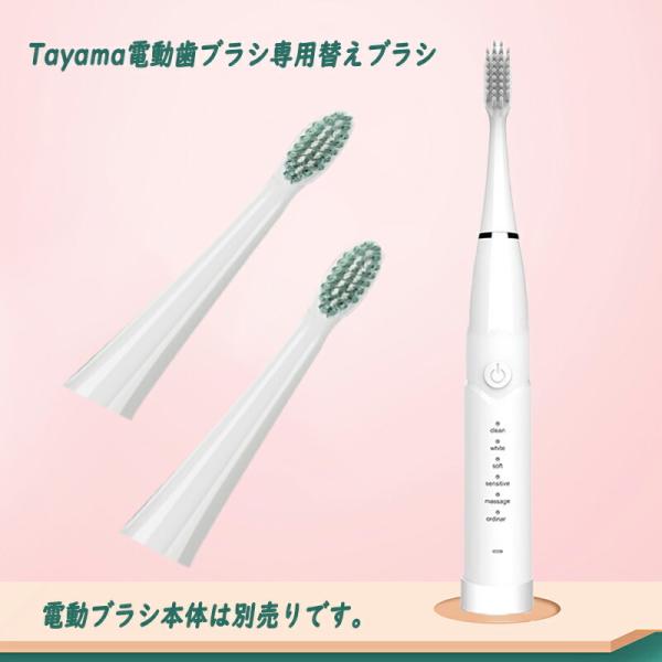 替えブラシ 2個セット 大事な歯には安心 電動歯ブラシの替えブラシ 高性能の電動歯ブラシで感動の磨き...