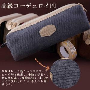 ペンケース 筆箱 ダブルファスナー 2ルーム仕...の詳細画像3