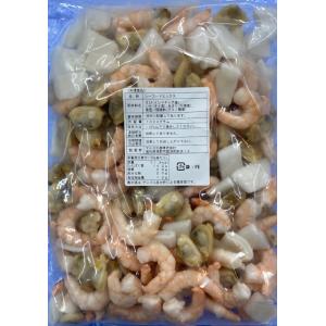 シーフードミックス 1kg  えび・いか・あさり 入り