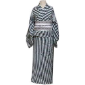 仕立上 小紋“単衣仕立 緑・黄緑地 扇「舞台衣装・ステージ衣装」日本