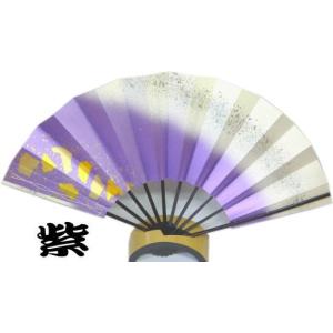 尺扇≪ホログラム箔 金銀箔≫赤 青 紫 黒竹◇...の詳細画像3