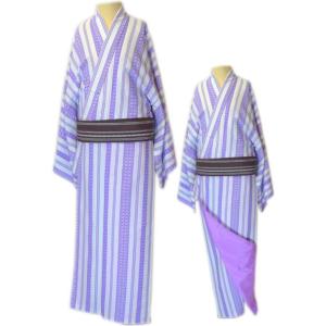 仕立上 男物 絵羽 附下“胴抜仕立”≪緑地 箔押葉柄≫八掛仕立 八掛茶