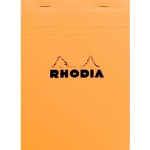 ロディア メモ帳 No.16  80枚 5mm方眼罫 撥水カバー ミシン目入 PEFC認証取得 オレンジ ブロックロディア No.16(14