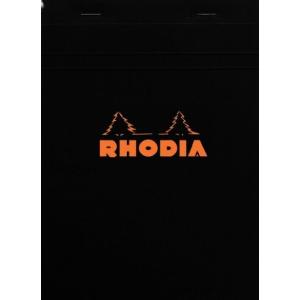 ロディア メモ帳 No.16  80枚 5mm方眼罫 撥水カバー ミシン目入 ブラック RHODIA cf162009