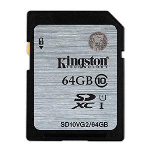 キングストン Kingston SDカード 64GB Class10 UHS-I 対応 SD10VG2/64GB 永久保証