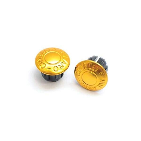 チネリ(Cinelli) アナダイズド バープラグ(Anodized Bar Plugs) ゴールド...