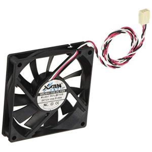 X-Fan8cm角×15mmケース用 低速 スリーブ スピードセンサー付 2000rpm/21.60db ファンモータ RDL8015S