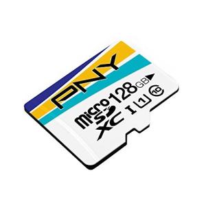PNY カラー microSDXCカード 128GB class10 UHS-1対応 アダプタ付 PFCTFUXC128IU1