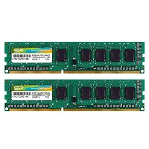 シリコンパワー デスクトップPC用メモリ 1.35V (低電圧) DDR3L-1600 PC3L-12800 4GB×2枚 240Pin Mac 対応 SP008GLLTU160N22