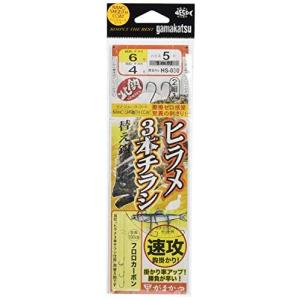 がまかつ ヒラメ3本チラシ仕掛 替え鈎 HS-030 6-5.