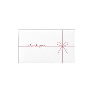 マルアイ 祝儀袋 ギフト券袋 thank you ミニ ホワイト 25枚 GF-2TW×5P