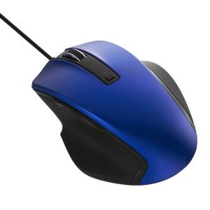 Digio2 究極のカタチ 有線 マウス 5ボタン Blue LED Mサイズ ブルー Z8345