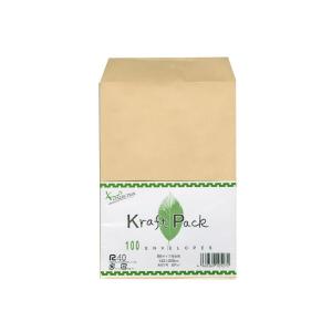 カクケイ 封筒 クラフト封筒 角形7号 100枚 KP-07