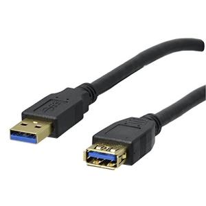 アクロス USB3.0ケーブルA-A延長タイプ ブラック 1m AZB3-AF10BK