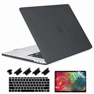 TwoL MacBook Air 13 ケース 2020 2019 2018 (A2179/A1932/A2337 M1), 薄型 軽量 耐衝撃 プラスチックハードカバー+キーボードカ