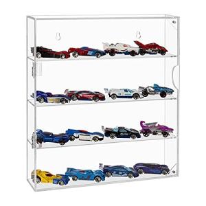 FEMELI フィギュアケース コレクションケース ディスプレイ 壁掛け スタンドタイプ アクリル製 扉付き（透明）