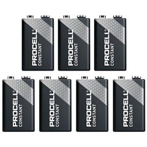 PROCELL デュラセル プロセル 9V電池 エフェクター/楽器用アルカリ電池 7個セット DP-9V-7pcs