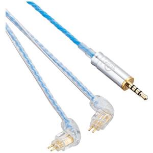 WAGNUS. イヤホン用リケーブルBLUE MOON for Astell & Kern BTL-Balanced 2.5mm 溝なし2pin type WAG-006