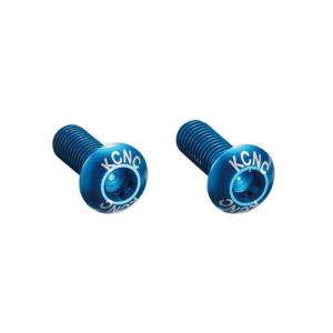 KCNC 自転車 アルミ ボトルケージ トルクススクリュー ボトルケージ用ボルト 2PCS ブルー 083044
