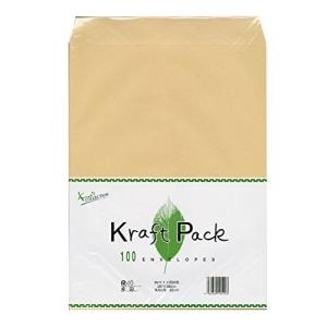 カクケイ 封筒 クラフト封筒 角形0号 100枚 KP-00