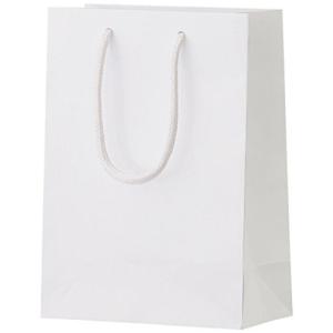 丸玉工業 紙袋 シャイニーバッグ 手提げ袋 XSサイズ 白 10枚