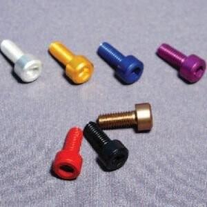 DURA-BOLT(デュラボルト) キャップボルト M5x20mm アルミ パープル 2本 DB5020P