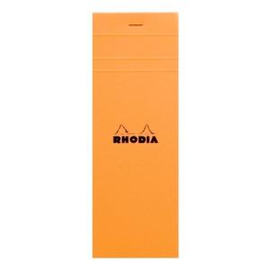 ロディア メモ帳 No.8 80枚 方眼罫 撥水カバー ミシン目入 PEFC認証取得 ブロックロディア オレンジ RHODIA