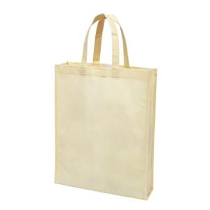 丸玉工業 手提げ袋 ソフトバッグ A4サイズ ベージュ 10枚 マチ付き