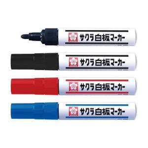 サクラクレパス ホワイトボードマーカー 中字 3色4本セット WBK-4B-P