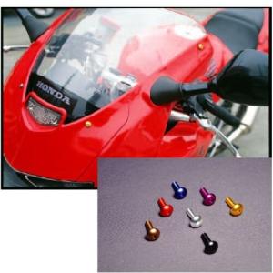 DURA-BOLT(デュラボルト) スクリーンボルトキット M5x16mm 6穴用(ウェルナット車用) アルミ ブラック 6本 DBS053BK