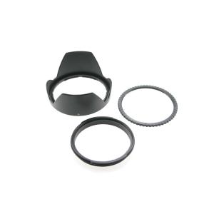 ZEROPORT JAPAN 花形レンズフード 58mm 反転収納OK ねじ込み式 各レンズメーカー対応 ZPJGREENhanten58