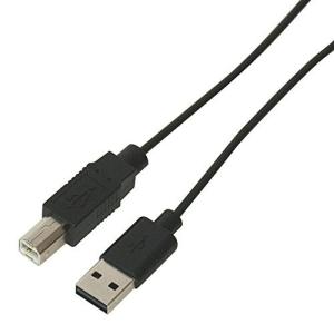 Digio2 USB2.0ケーブル A-B プリンタ接続 0.5m 両面挿しコネクタ ブラック 47465