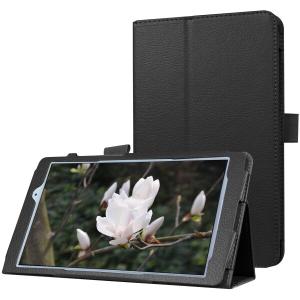 GLOW Qua tab PX キュアタブ au quatab LG LGT31 3点セット 2つ折りスマートケース カバー エーユー ブラック