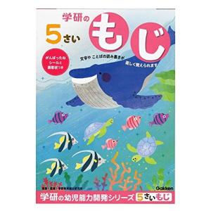 学研ステイフル 幼児 知育 教材 5歳のワーク もじ N04807