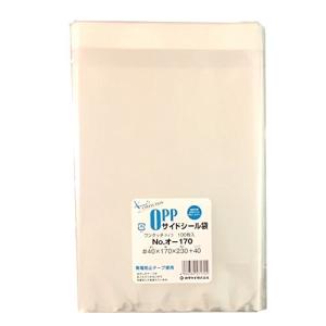カクケイ OPP袋 クリアパック テープ付 40ミクロン 100枚 170×230mm