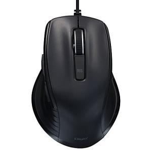 Digio2 5ボタンBlue LED マウス 有線 静音 ブラック Z8407