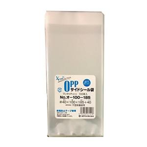 カクケイ OPP袋 クリアパック テープ付 40ミクロン 100枚 100×185mm