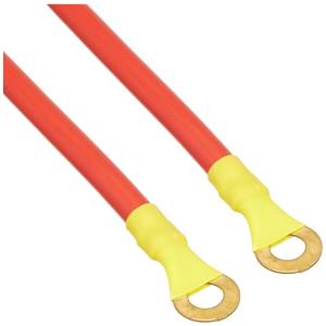 汎用アースケーブル レッド 40cm EARTH-CABLE-RD EARTH-CABLE-RD