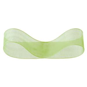 オーガンジーリボン グリーン 25mm幅×30m巻 OR2505