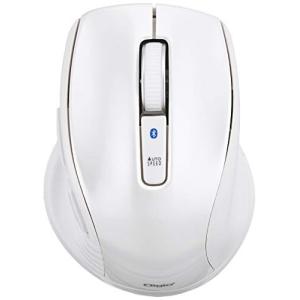 Digio2 5ボタンBlue LED マウス 小型 無線 Bluetooth 静音 ホワイト Z8402