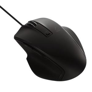Digio2 究極のカタチ 有線 マウス 5ボタン Blue LED Mサイズ ブラック Z8344