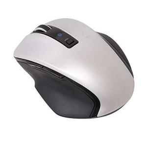 Digio2 究極のカタチ Bluetoothマウス 5ボタン Blue LED Sサイズ シルバー Z8323