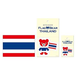 ムーングラフィックス ステッカー ポストカード 国旗 タイ SET28