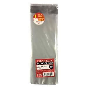 カクケイ OPP袋 クリアパック テープ付 30ミクロン 1000枚 70×180mm